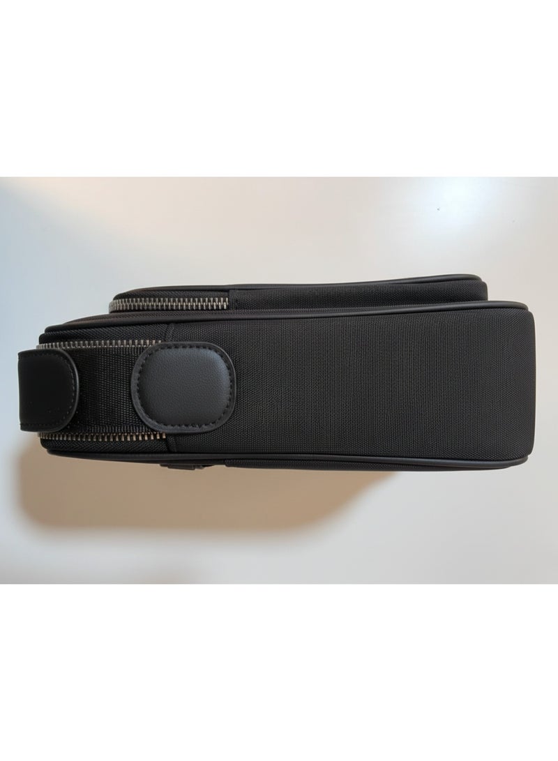 Lacoste Men's Vertical Camera Bag - Classic Black - Image 4